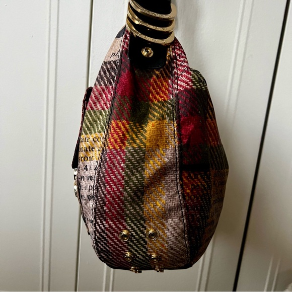 LAMB LeSportsac Gwen Stefani Donegal Plaid Print Bag - Picture 7 of 14